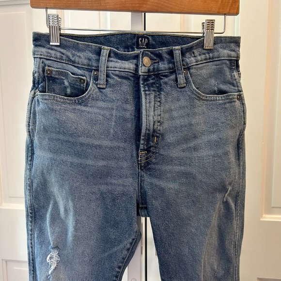 Gap Jeans 28" regular slim straight jeans - Size 6 - Picture 1 of 7